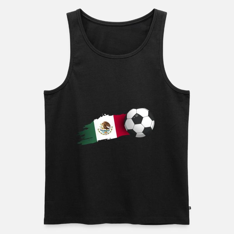 Mexiko-fußball-geschenk - Männer Premium Bio Tank Top - Schwarz