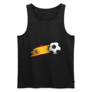 Spain football gift - Men's Premium Organic Tank Top - black - Front - Michal (187cm)