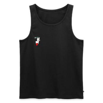 Drag Queen - Men's Premium Organic Tank Top - black - Front - AI Model Male 178 light (178cm)