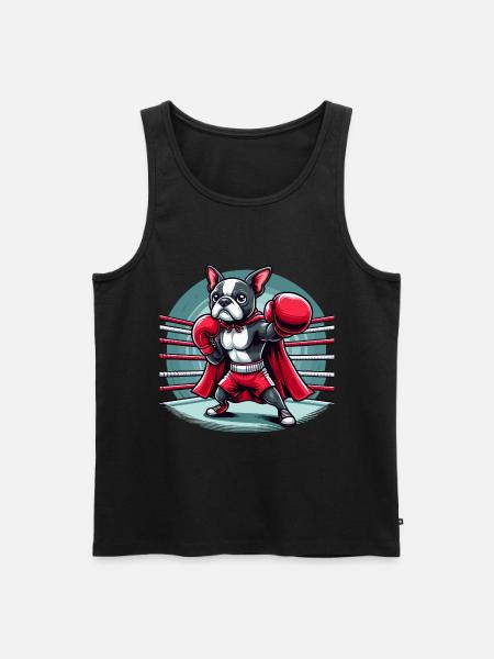 Boxe canine - Débardeur bio Premium Homme - noir