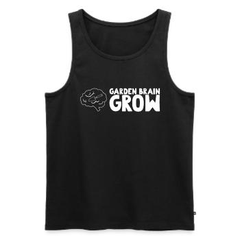 Inspirierende Gardner-sprüche - Männer Premium Bio Tank Top - Schwarz - Vorne - AI Model Male 178 light (178cm)