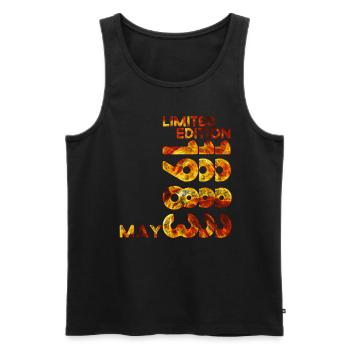 40th Birthday Man Woman Original Vintage 1983 - Men's Premium Organic Tank Top - black - Front - Michal (187cm)