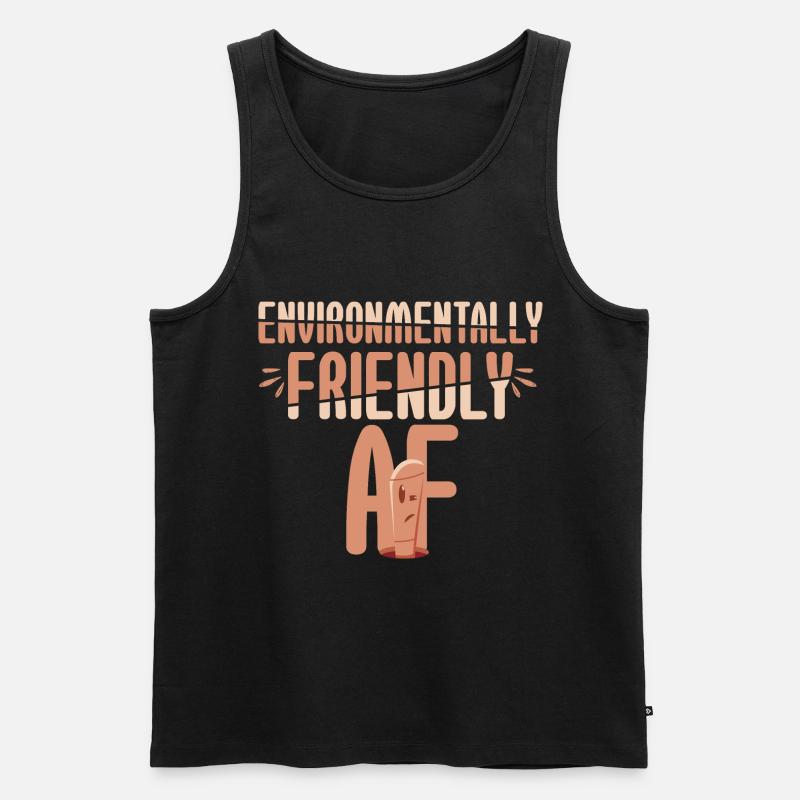 Environmentally Friendly AF - Männer Premium Bio Tank Top - Schwarz