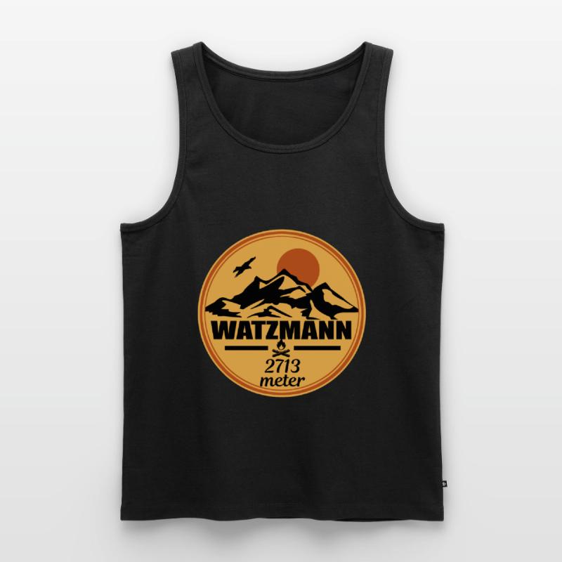 Watzmann Men's Premium Organic Tank Top