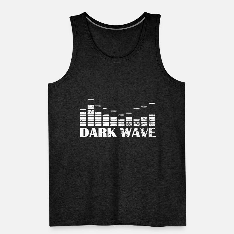 dark wave Men's Premium Organic Tank Top