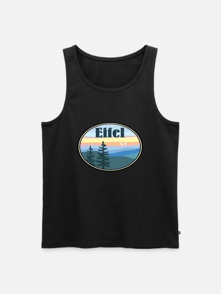 Eifel - Männer Premium Bio Tank Top - Schwarz