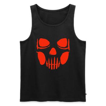Halloween Halloween Halloween Halloween Halloween - Männer Premium Bio Tank Top - Schwarz - Vorne - AI Model Male 178 light (178cm)