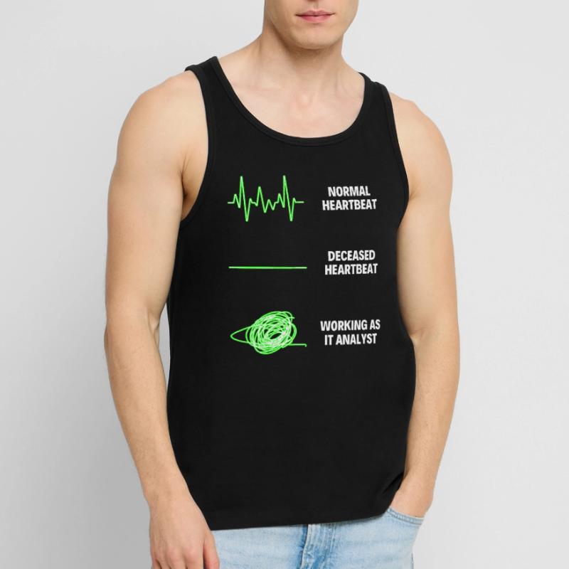 IT Analyst Worker IT Computer Männer Premium Bio Tank Top