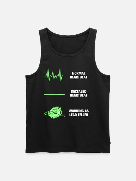 Landinspektør Medarbejder Kolleger Landmand - Herre Premium økologisk tanktop - sort
