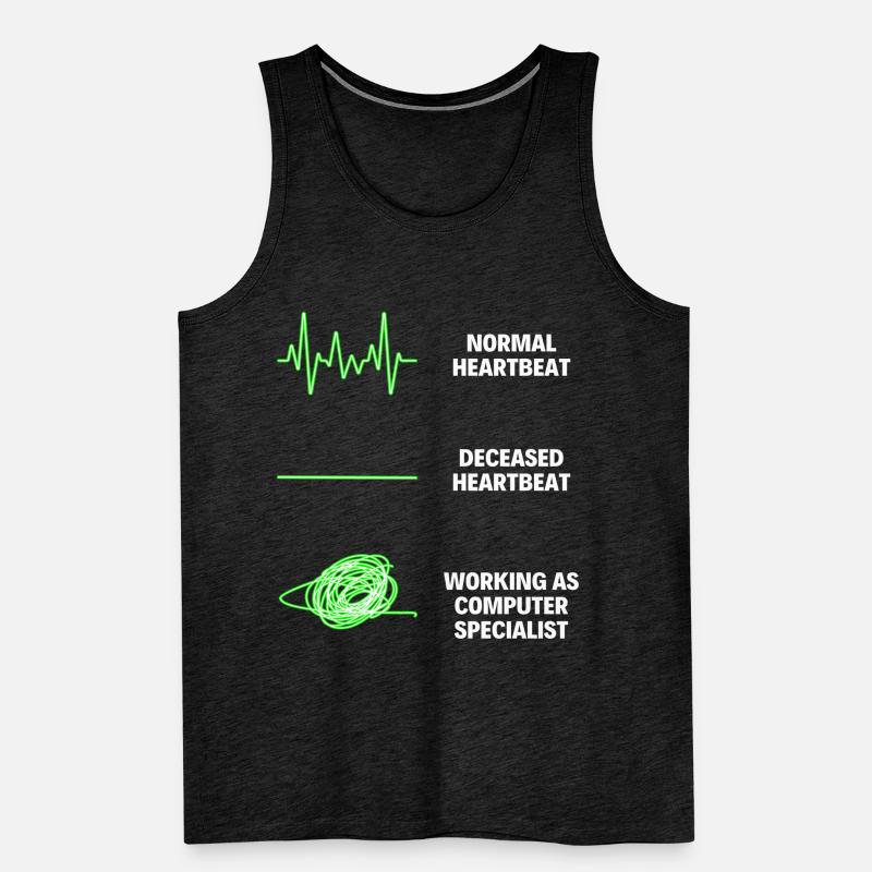 Computer Specialist Hardware & Software Worker Männer Premium Bio Tank Top