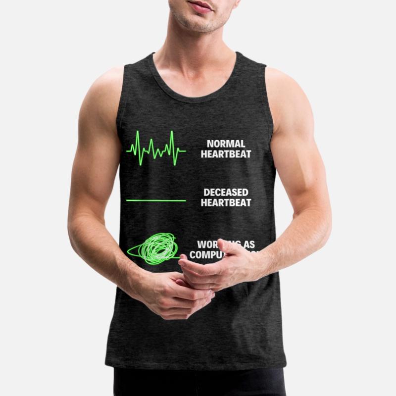 Computer Tech Funny Computer Technology WorkerS Männer Premium Bio Tank Top