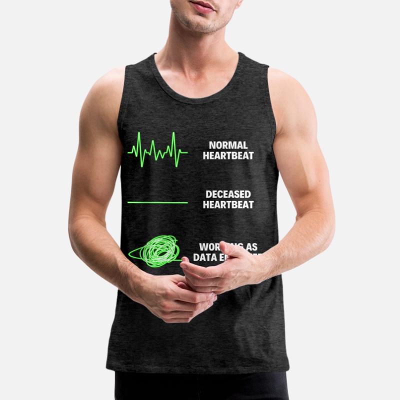 Machine Learning Data Engineer Professional Worker Men's Premium Organic Tank Top