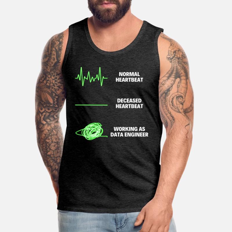 Machine Learning Data Engineer Professional Worker Men's Premium Organic Tank Top