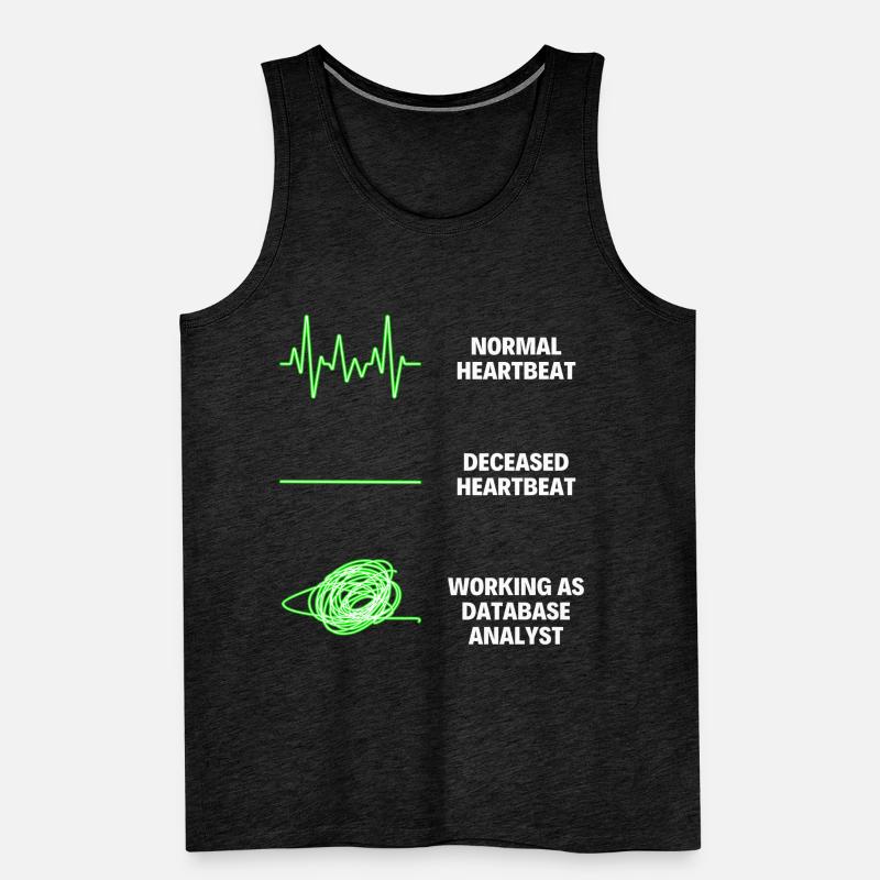 Database Analyst Worker Database Administrator Männer Premium Bio Tank Top