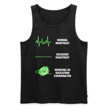 Education Coordinator School Teacher Appreciation - Männer Premium Bio Tank Top - Schwarz - Vorne - AI Model Male 178 light (178cm)