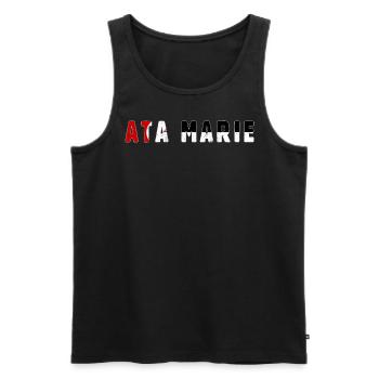 Ata Marie Good Morning Country New Zealand - Männer Premium Bio Tank Top - Schwarz - Vorne - AI Model Male 178 light (178cm)