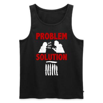Knife Making Knife Maker Problem Solution Hobby - Männer Premium Bio Tank Top - Schwarz - Vorne - Michal (187cm)