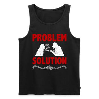 Knotting Knot Tying Problem Solution Hobby - Men's Premium Organic Tank Top - black - Front - Michal (187cm)
