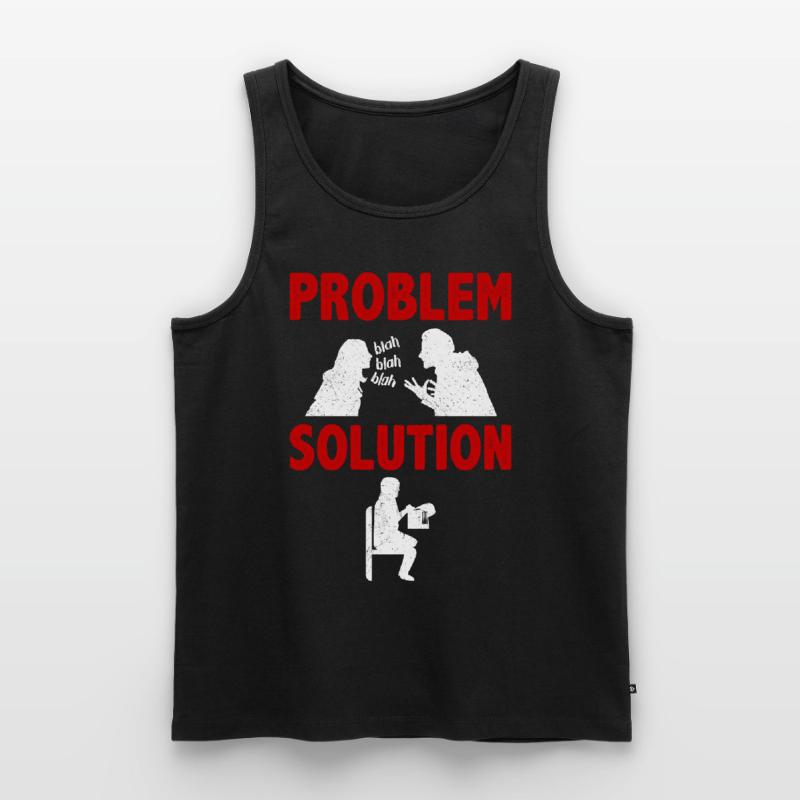 Lace Making Lace Maker Problem Solution Hobby Männer Premium Bio Tank Top