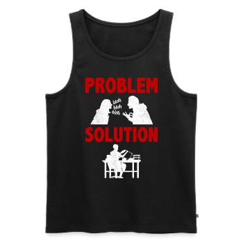 Necklace Making Jewelry Problem Solution Hobby - Männer Premium Bio Tank Top - Schwarz - Vorne - Michal (187cm)