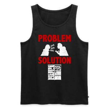 Organizing Items Organizer Problem Solution Hobby - Männer Premium Bio Tank Top - Schwarz - Vorne - Michal (187cm)