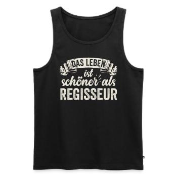 Lustige Regisseur Kamera Drehbuch Schauspieler - Männer Premium Bio Tank Top - Schwarz - Vorne - Michal (187cm)