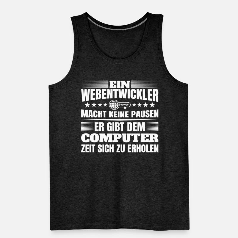 Webentwickler Programmierer UI/UX-Designer Männer Premium Bio Tank Top