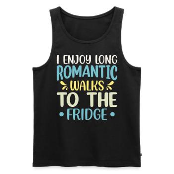 Funny Quotes And Jokes Humor And Laughter - Men's Premium Organic Tank Top - black - Front - Michal (187cm)