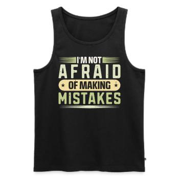 Funny Quotes And Jokes Comedy And Laughter - Men's Premium Organic Tank Top - black - Front - Michal (187cm)
