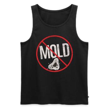 No Mold Allergy Awareness Warning Allergic - Männer Premium Bio Tank Top - Schwarz - Vorne - AI Model Male 178 light (178cm)