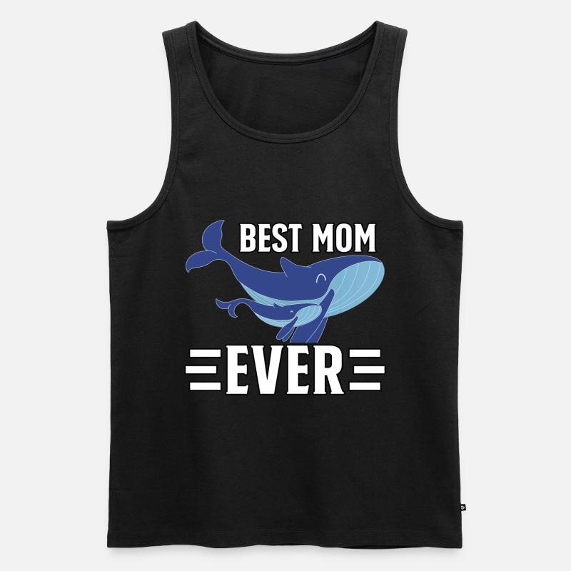 Die beste Mutter aller Zeiten - Männer Premium Bio Tank Top - Schwarz