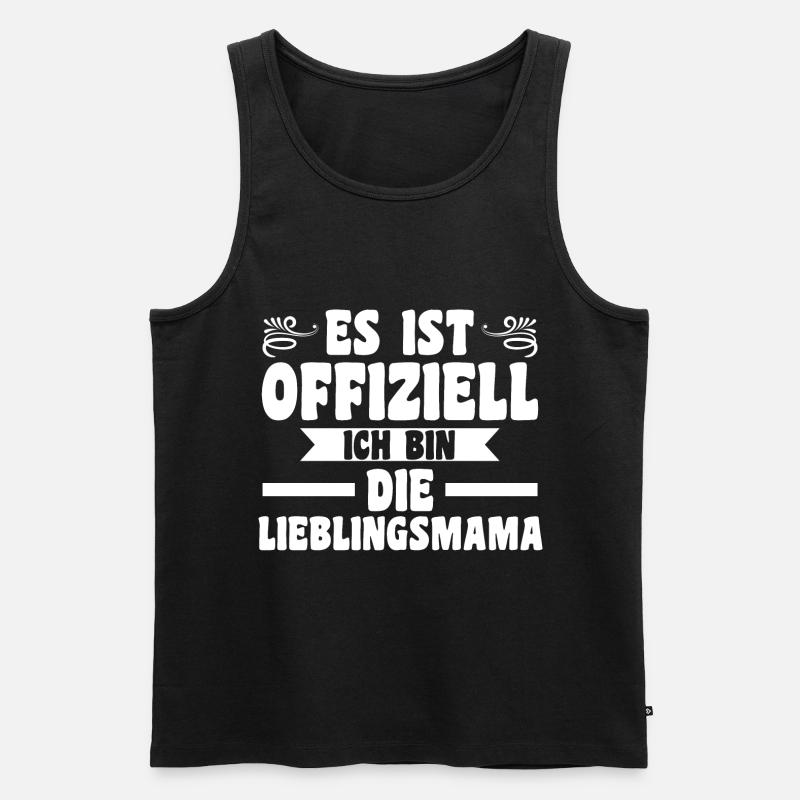 Mutter Mama - Männer Premium Bio Tank Top - Schwarz