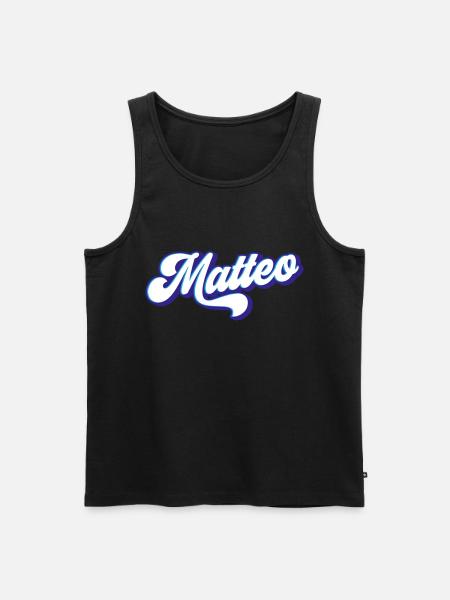 Matteo | Couleurs changeantes - Débardeur bio Premium Homme - noir