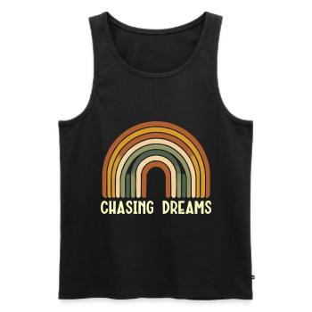 Songtexte Musikliebhaber Songwriter Musikfestival - Männer Premium Bio Tank Top - Schwarz - Vorne - AI Model Male 178 light (178cm)