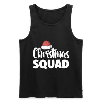 Christmas Squad Christmas Santa Claus - Men's Premium Organic Tank Top - black - Front - AI Model Male 178 light (178cm)