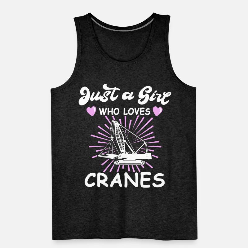 Crane Operator Women Crane Crane Operator Men's Premium Organic Tank Top