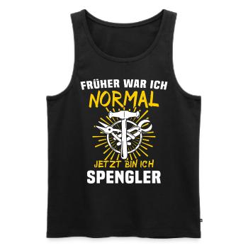 Spengler Spengeln Bauspengler - Männer Premium Bio Tank Top - Schwarz - Vorne - Michal (187cm)