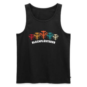 Spengler Beruf Bauspengler Sprüche - Männer Premium Bio Tank Top - Schwarz - Vorne - AI Model Male 178 light (178cm)