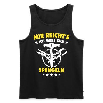 Spengler Bauspengler Spengeln Karrosseriespengler - Männer Premium Bio Tank Top - Schwarz - Vorne - Michal (187cm)