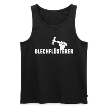 Spengler Beruf Karosseriespengler Sprüche - Männer Premium Bio Tank Top - Schwarz - Vorne - AI Model Male 178 light (178cm)
