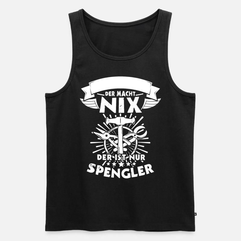 Spengler Spengeln Karosseriespengler - Männer Premium Bio Tank Top - Schwarz