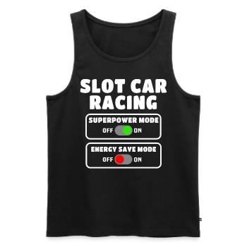 Slot Car Slotracing Slotcar - Männer Premium Bio Tank Top - Schwarz - Vorne - Michal (187cm)