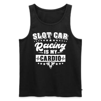 Slotcar Slot Car Slotracing - Männer Premium Bio Tank Top - Schwarz - Vorne - Michal (187cm)