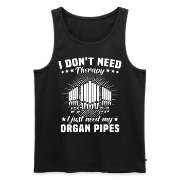 Organist Orgelspieler Orgel - Männer Premium Bio Tank Top - Schwarz - Vorne - Michal (187cm)