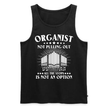 Orgelspieler Organist Orgel Register - Männer Premium Bio Tank Top - Schwarz - Vorne - Michal (187cm)