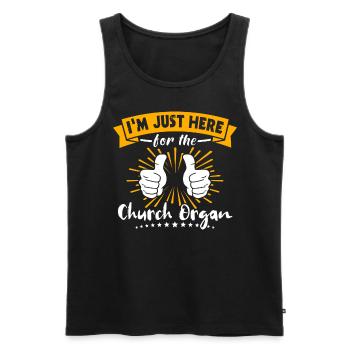 Organist Orgelspieler Orgel - Männer Premium Bio Tank Top - Schwarz - Vorne - Michal (187cm)