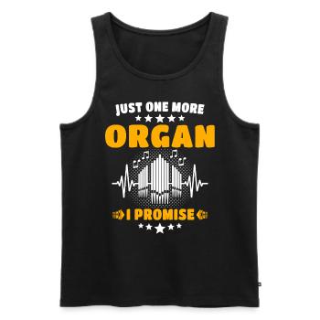 Organist Orgelspieler Orgel - Männer Premium Bio Tank Top - Schwarz - Vorne - Michal (187cm)
