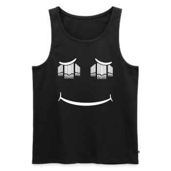 Orgelspieler Organist Orgel - Männer Premium Bio Tank Top - Schwarz - Vorne - AI Model Male 178 light (178cm)
