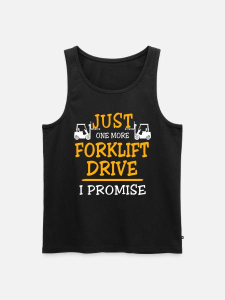Gabelstapler Staplerfahrer Stapler - Männer Premium Bio Tank Top - Schwarz