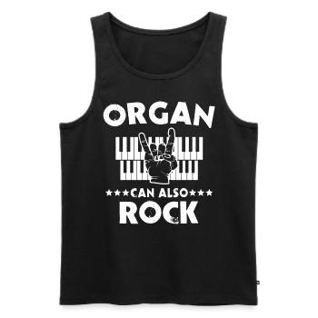 Organ players Organ organists - Men's Premium Organic Tank Top - black - Front - AI Model Male 178 light (178cm)